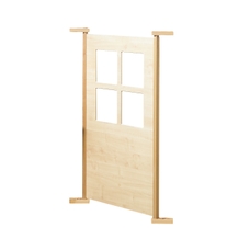 Maple Effect Play Panels - Square Window from Hope Education